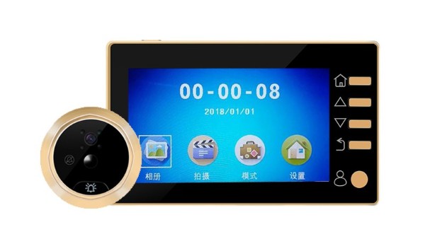 Q10移动侦测猫眼门铃